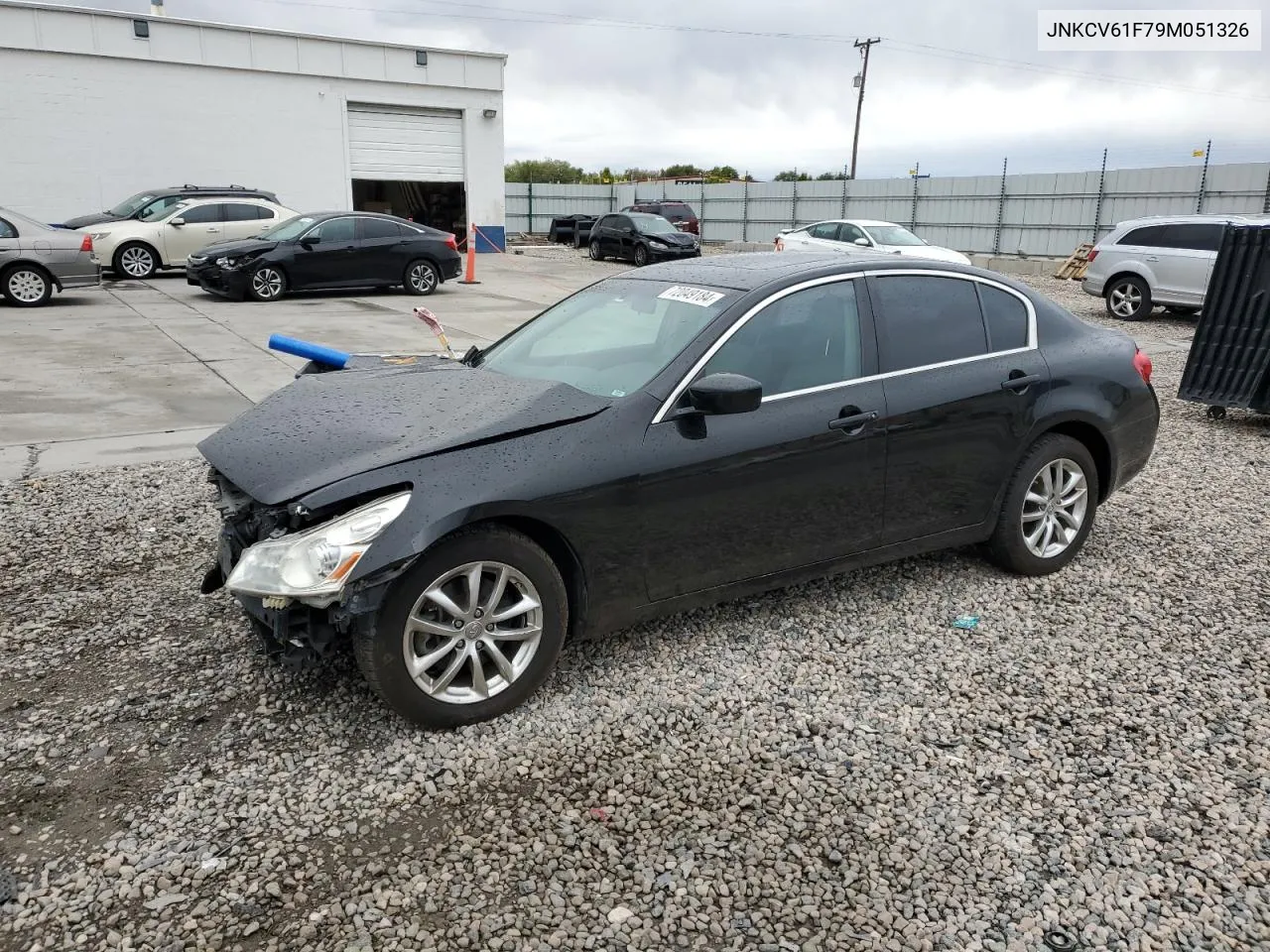 2009 Infiniti G37 VIN: JNKCV61F79M051326 Lot: 72049184