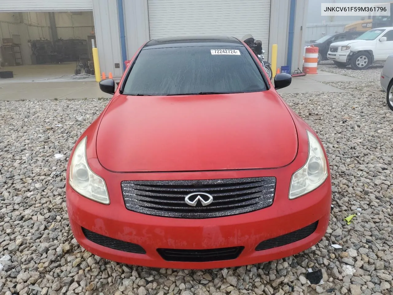 2009 Infiniti G37 VIN: JNKCV61F59M361796 Lot: 72242724