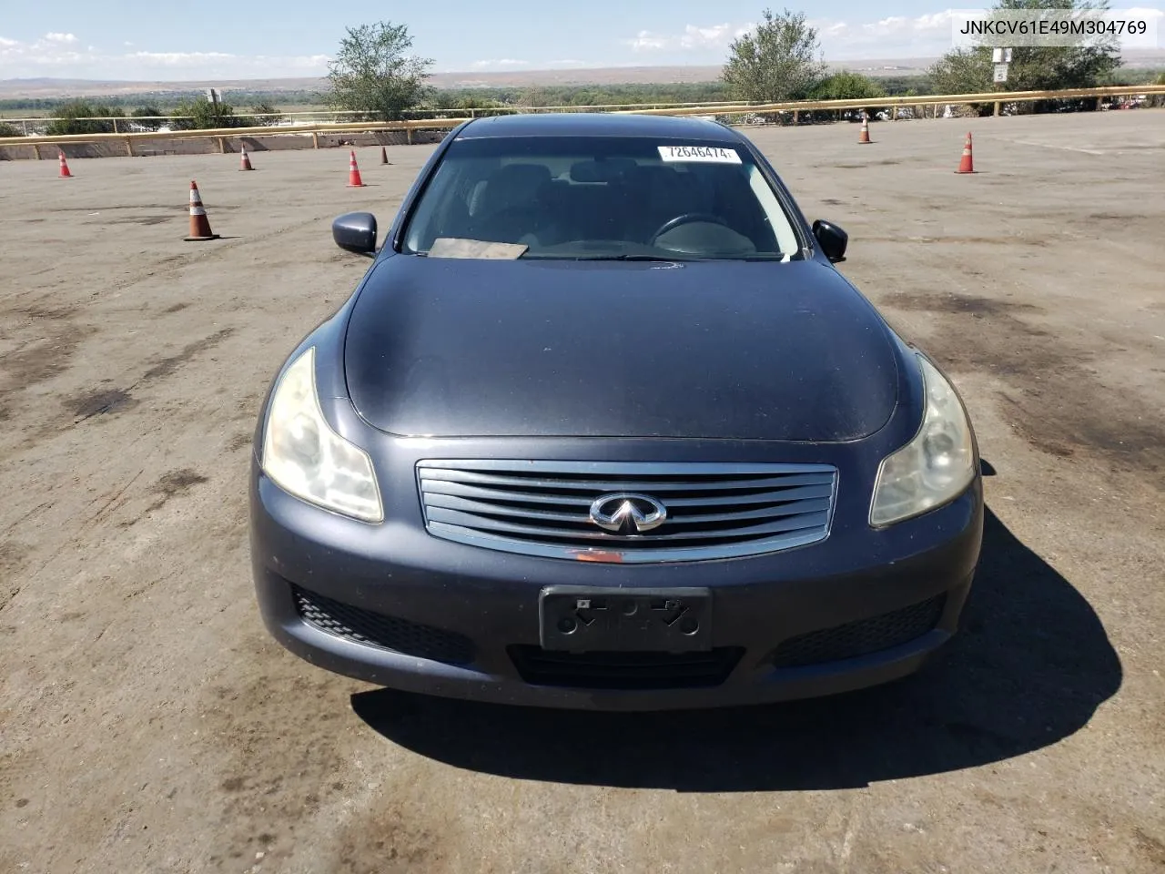 2009 Infiniti G37 Base VIN: JNKCV61E49M304769 Lot: 72646474