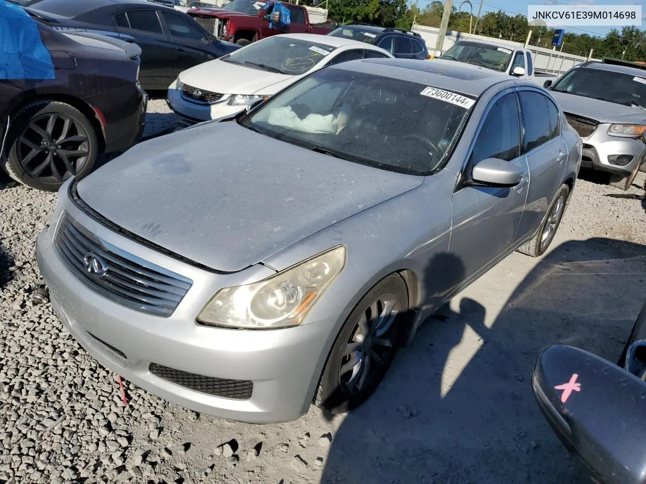 2009 Infiniti G37 Base VIN: JNKCV61E39M014698 Lot: 73600144