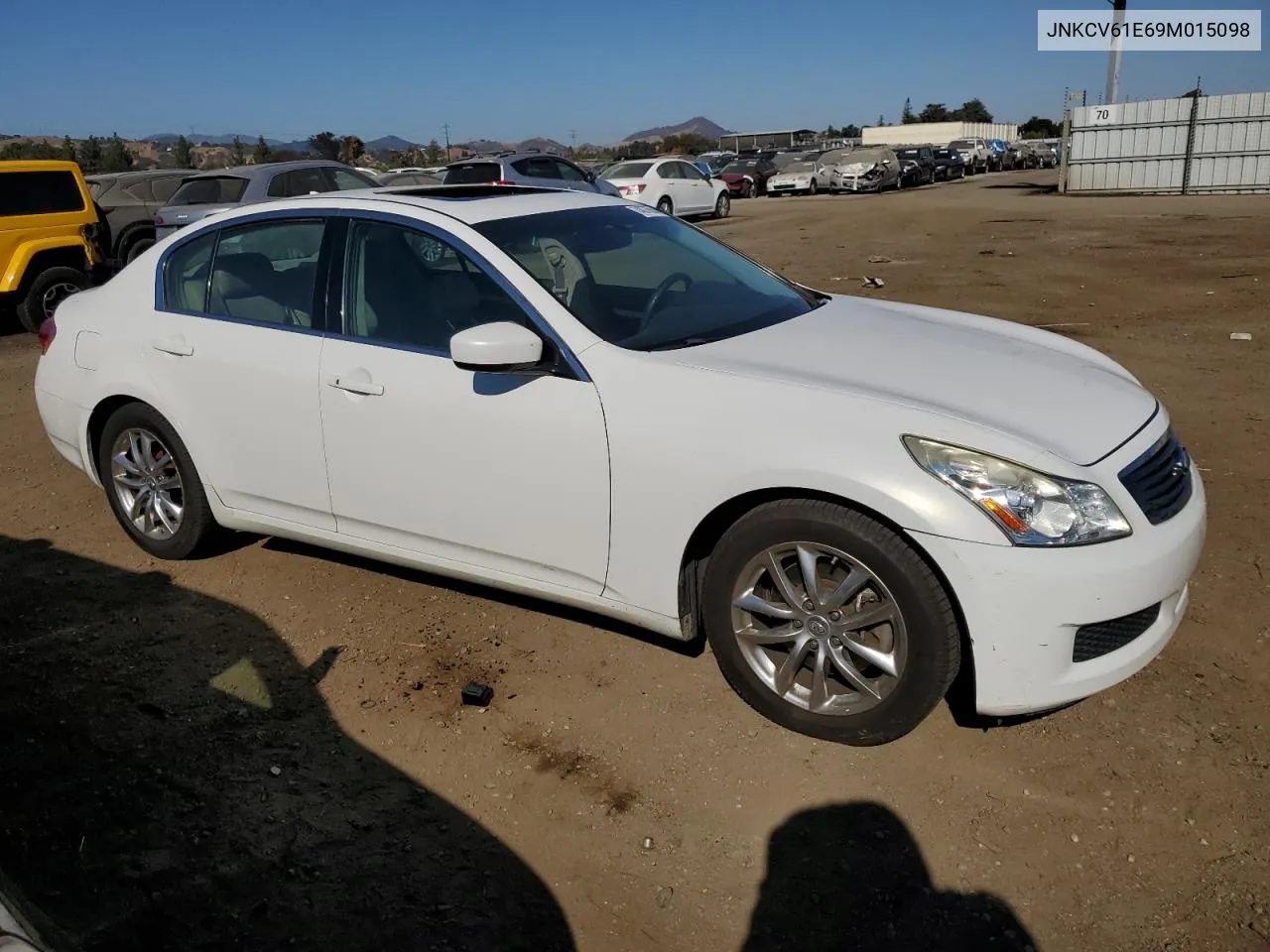 2009 Infiniti G37 Base VIN: JNKCV61E69M015098 Lot: 74076654