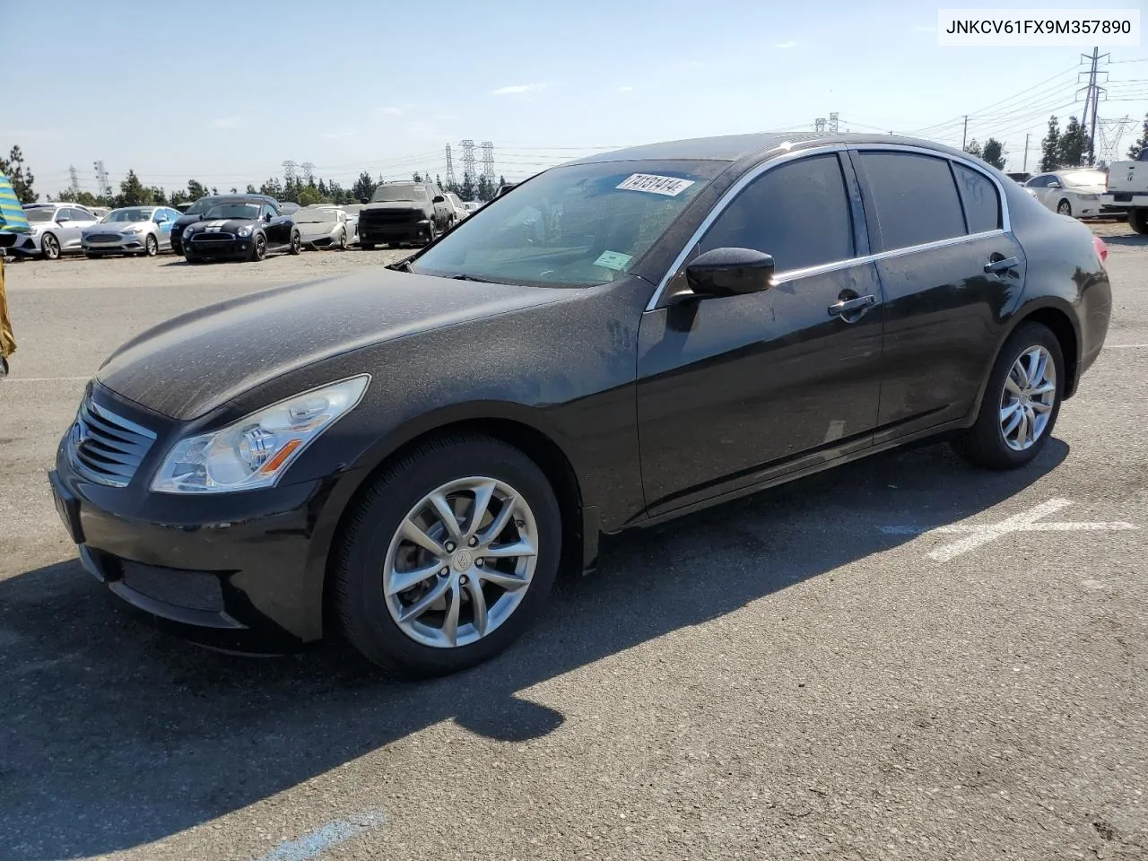 2009 Infiniti G37 VIN: JNKCV61FX9M357890 Lot: 74131414