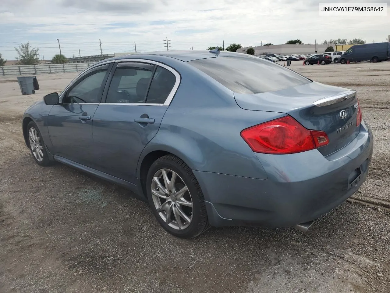 2009 Infiniti G37 VIN: JNKCV61F79M358642 Lot: 76494414