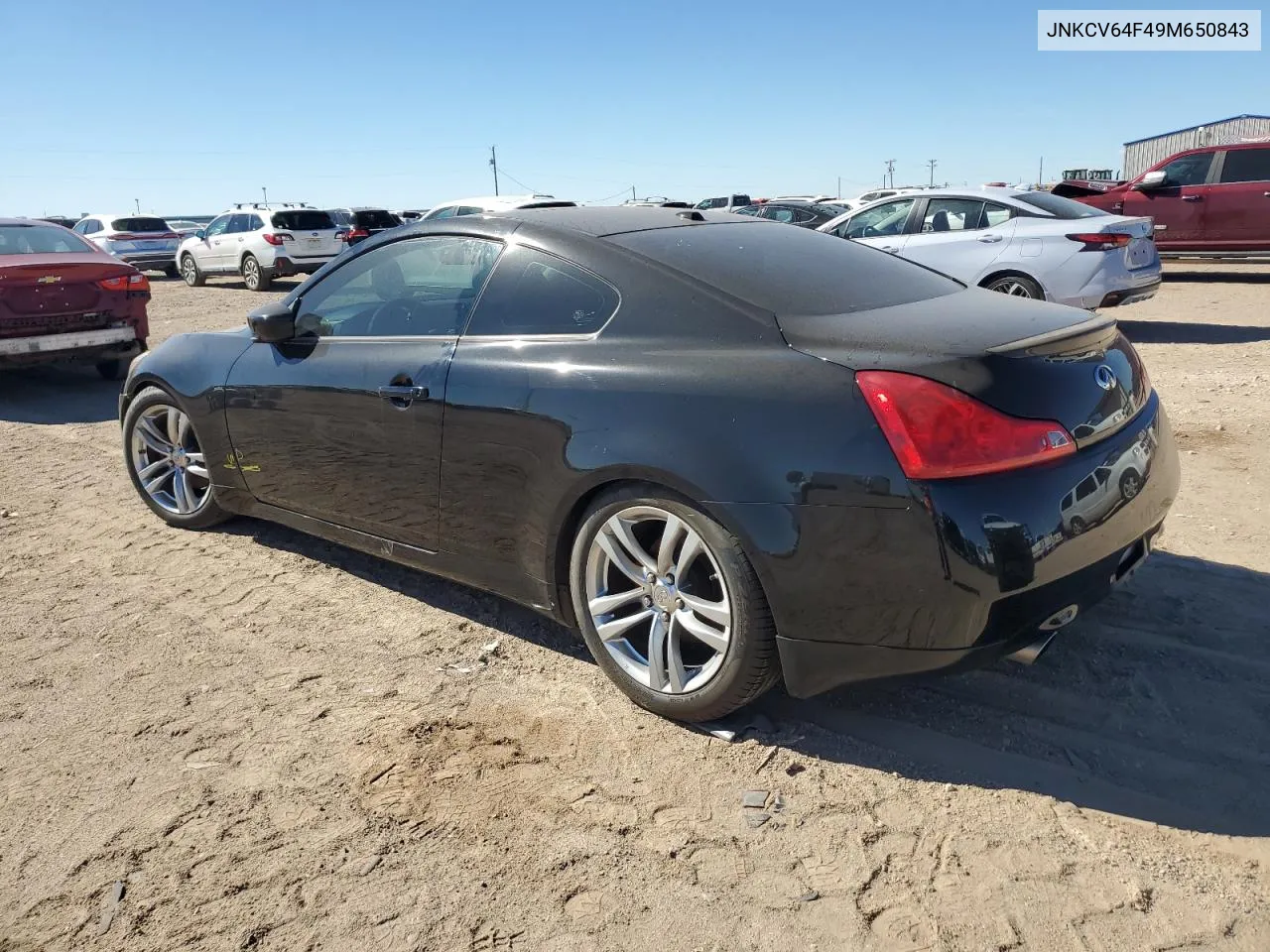 2009 Infiniti G37 VIN: JNKCV64F49M650843 Lot: 76881564