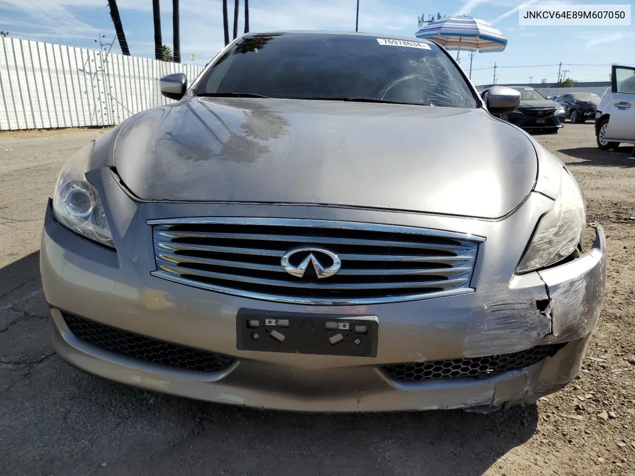 2009 Infiniti G37 Base VIN: JNKCV64E89M607050 Lot: 76978634