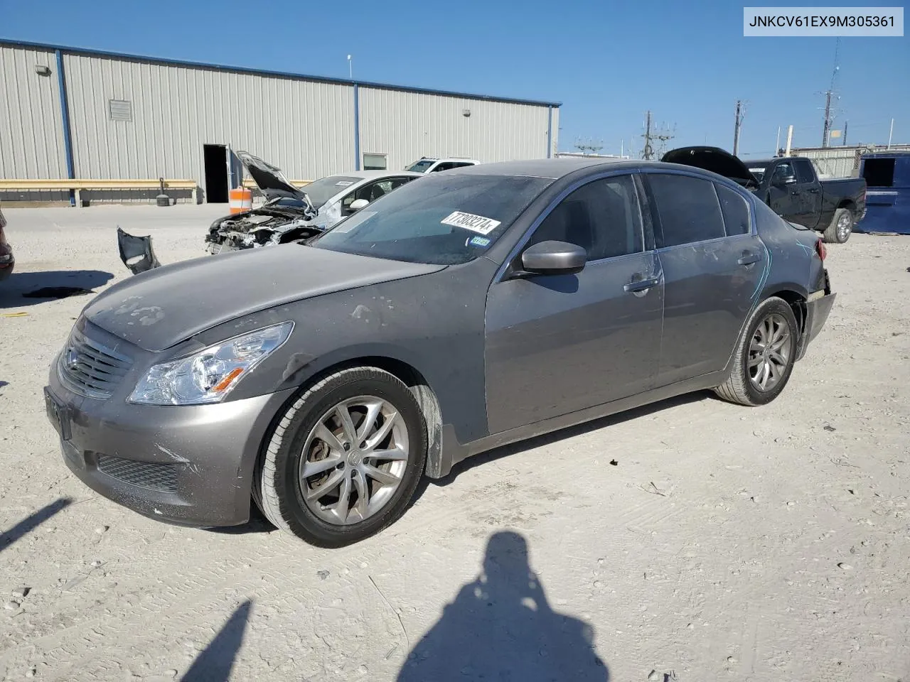 2009 Infiniti G37 Base VIN: JNKCV61EX9M305361 Lot: 77303274