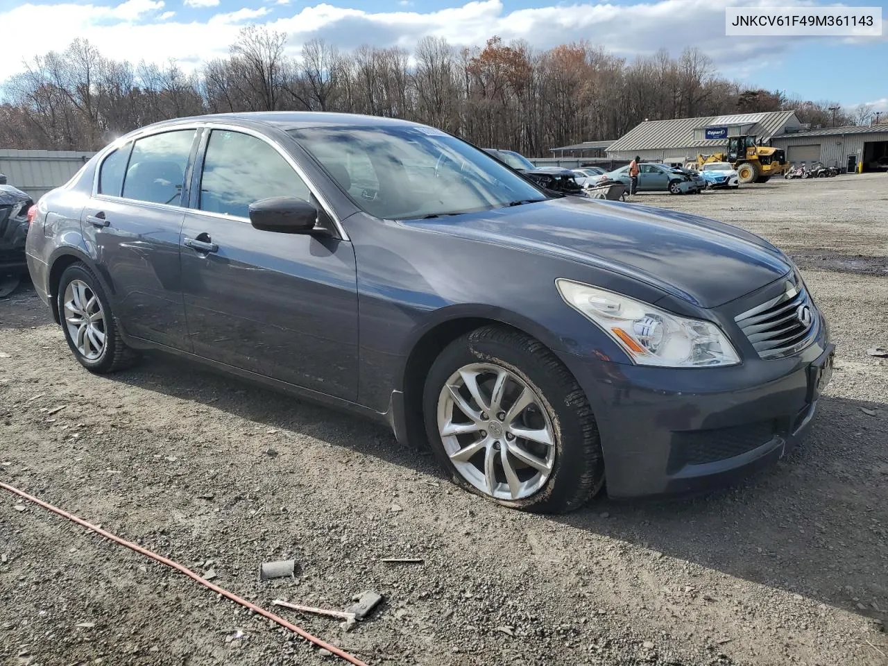 2009 Infiniti G37 VIN: JNKCV61F49M361143 Lot: 81018514