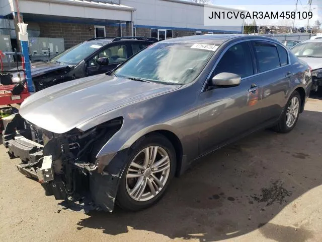 JN1CV6AR3AM458109 2010 Infiniti G37