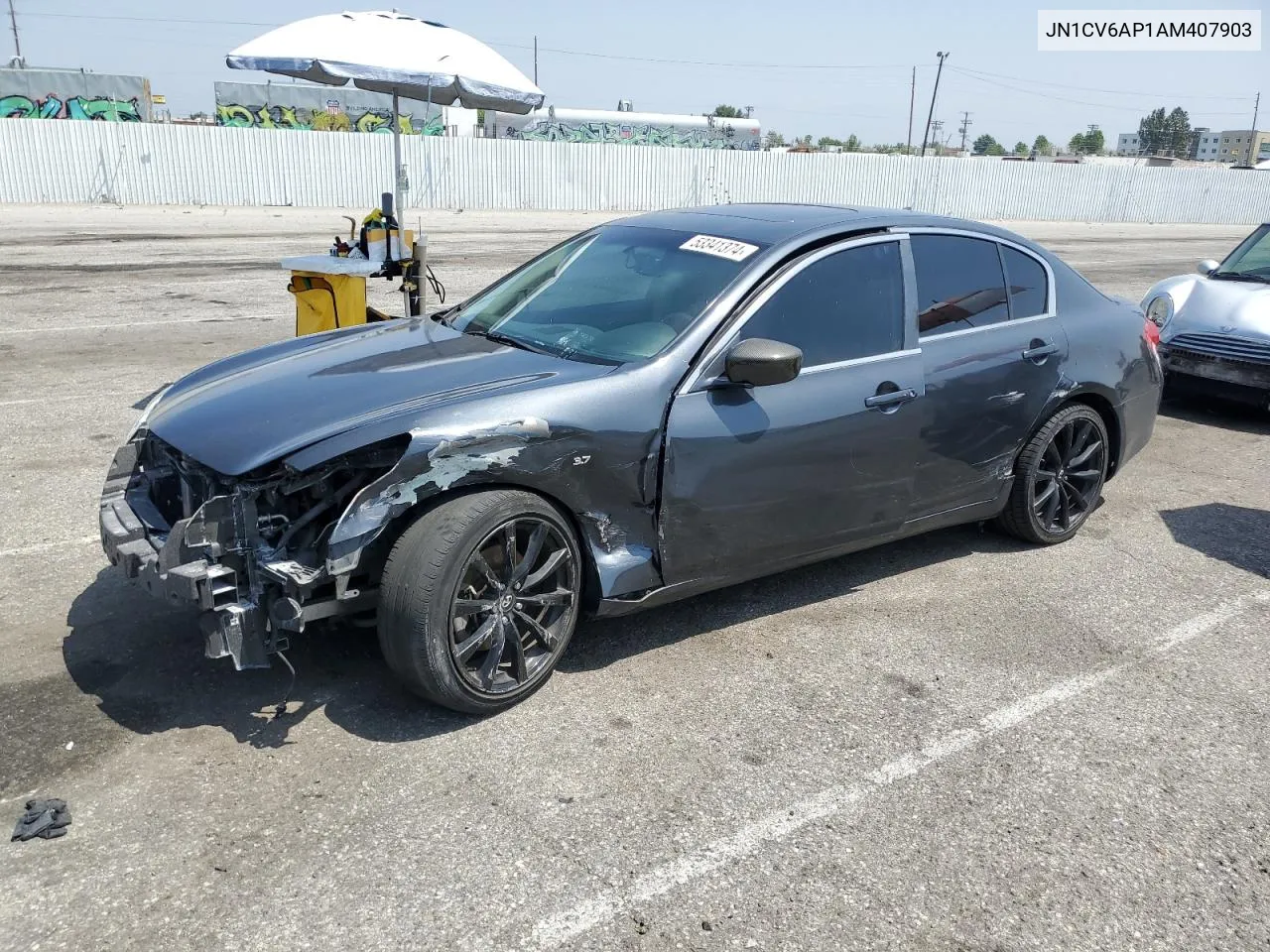 2010 Infiniti G37 Base VIN: JN1CV6AP1AM407903 Lot: 53341374