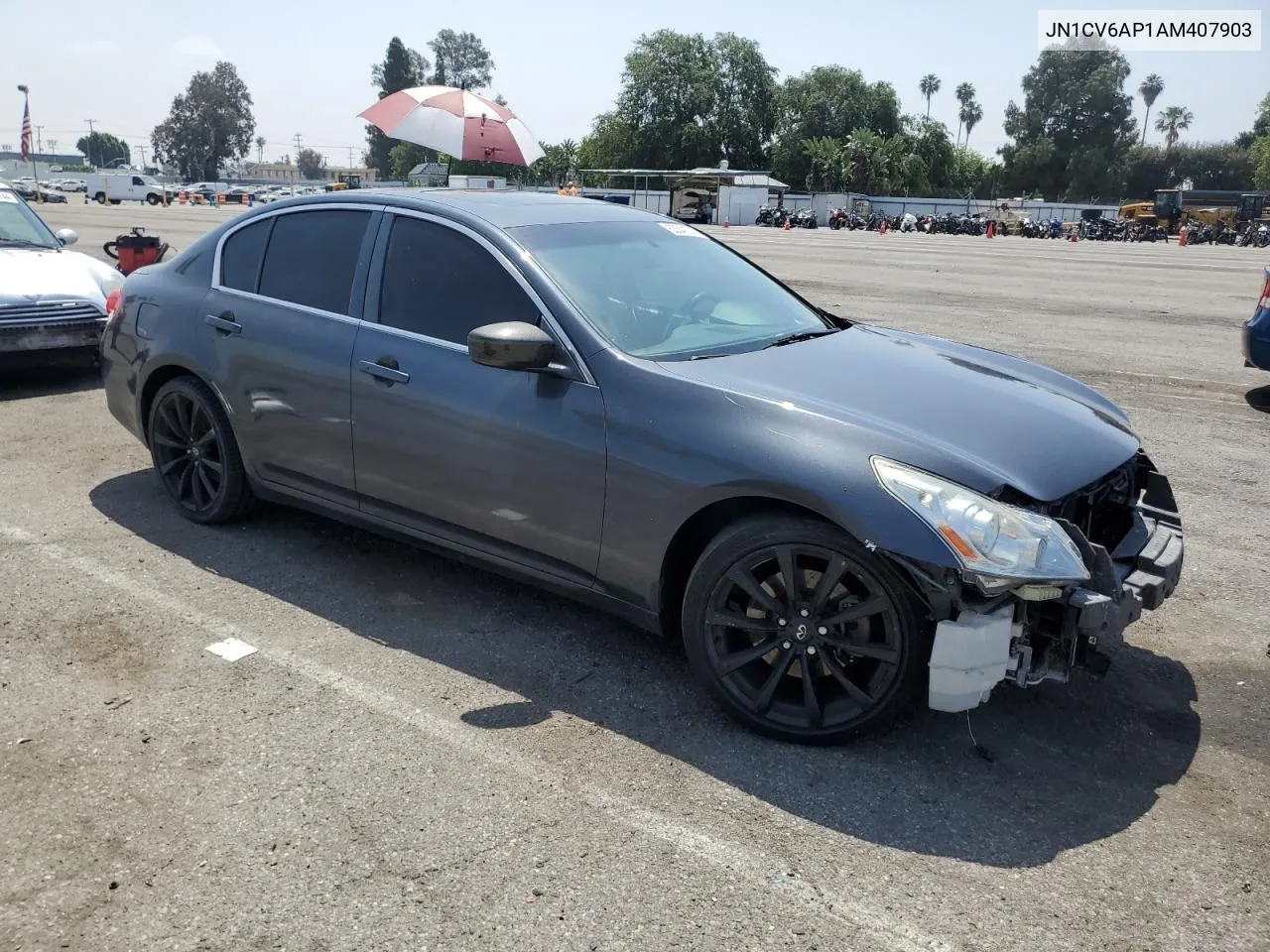 2010 Infiniti G37 Base VIN: JN1CV6AP1AM407903 Lot: 53341374