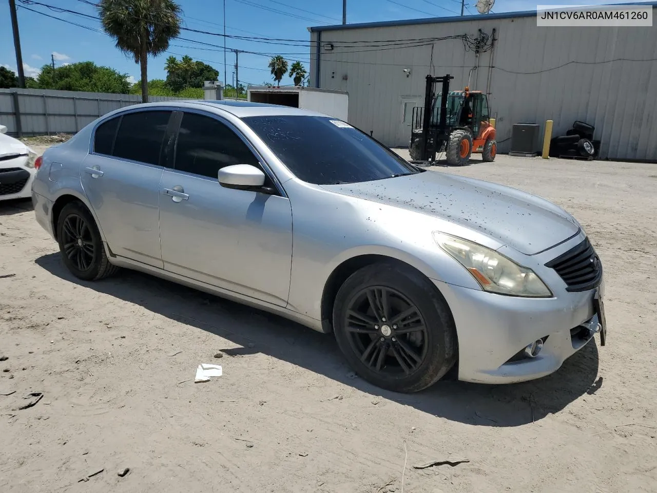 2010 Infiniti G37 VIN: JN1CV6AR0AM461260 Lot: 61119864