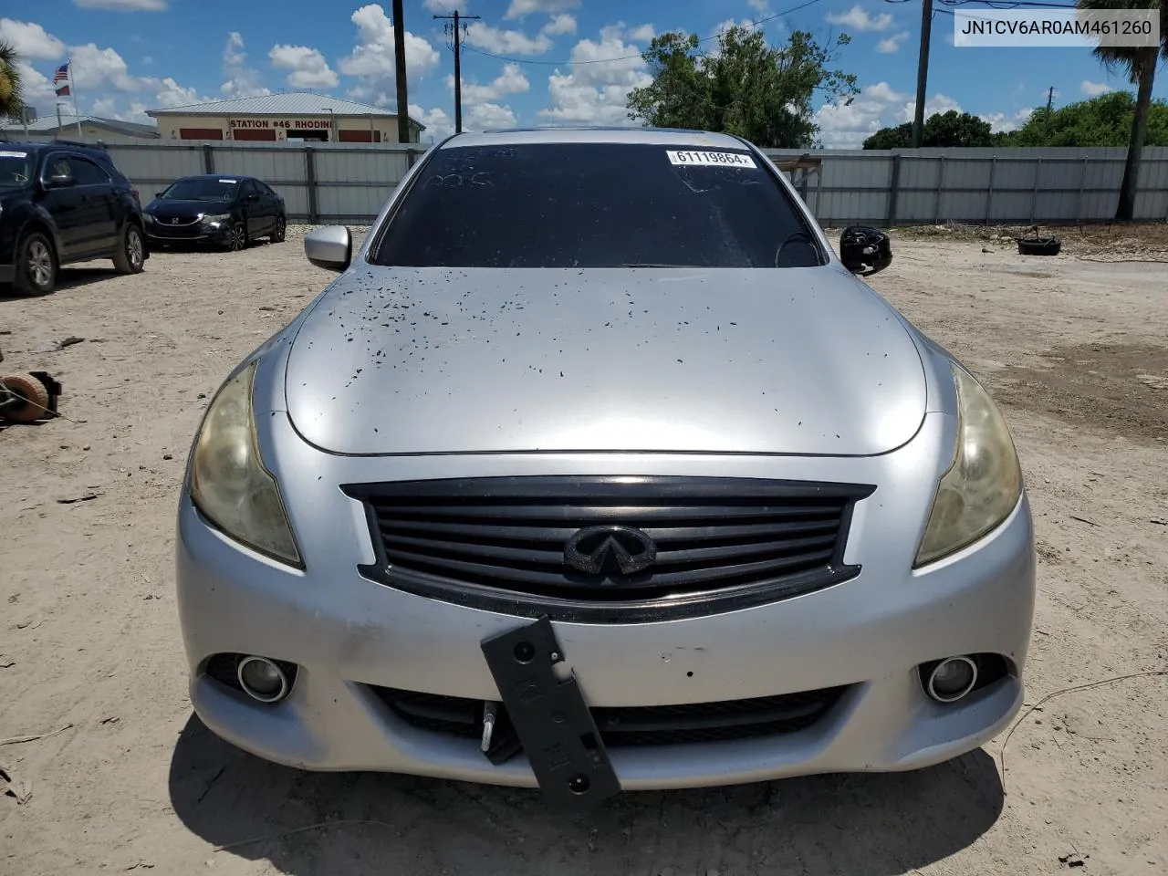 2010 Infiniti G37 VIN: JN1CV6AR0AM461260 Lot: 61119864