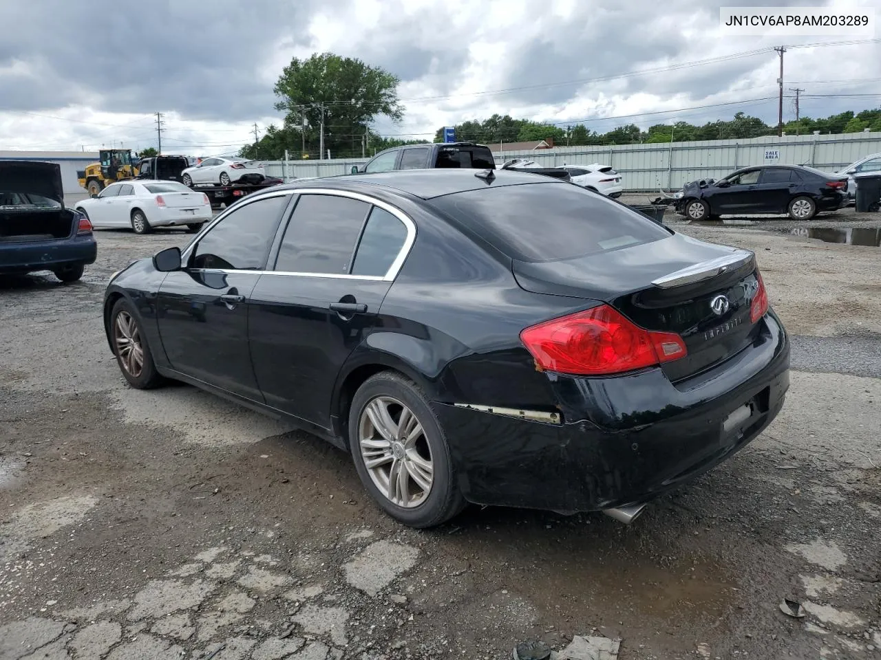 2010 Infiniti G37 Base VIN: JN1CV6AP8AM203289 Lot: 61746764