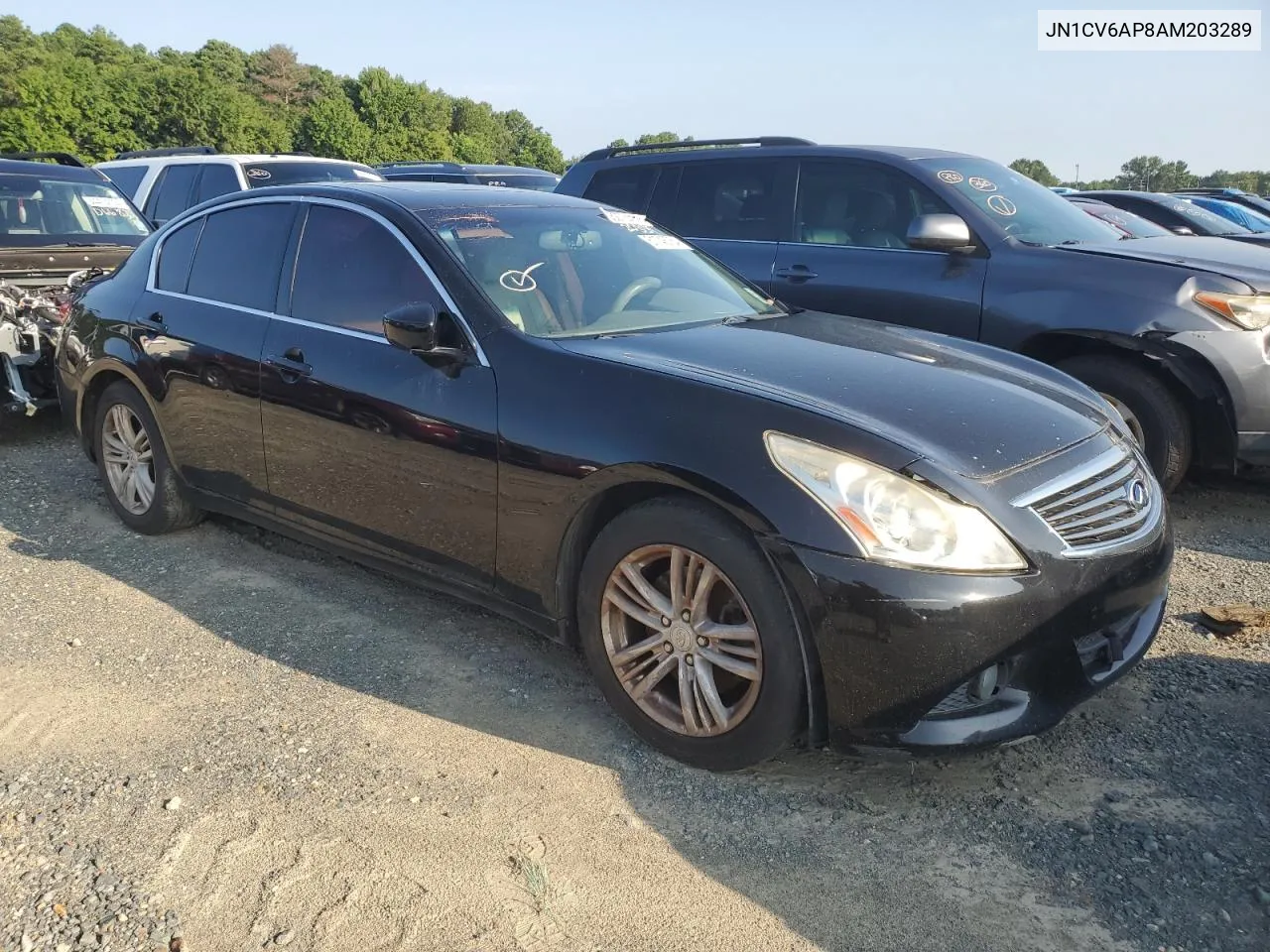 2010 Infiniti G37 Base VIN: JN1CV6AP8AM203289 Lot: 61746764