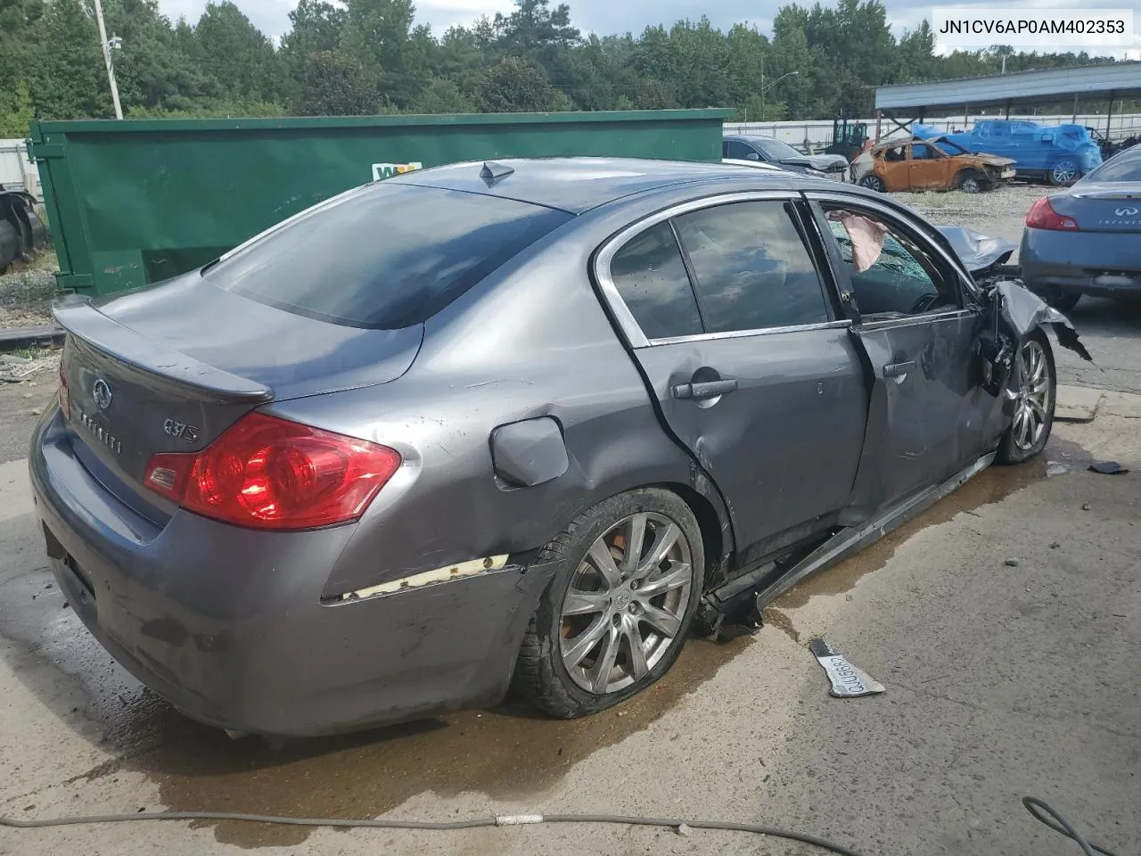 2010 Infiniti G37 Base VIN: JN1CV6AP0AM402353 Lot: 63609123