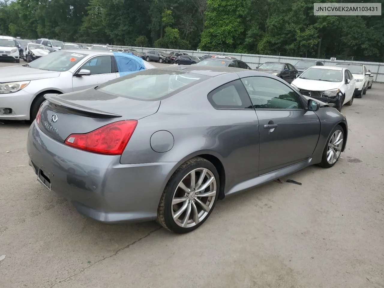 2010 Infiniti G37 Base VIN: JN1CV6EK2AM103431 Lot: 64070124