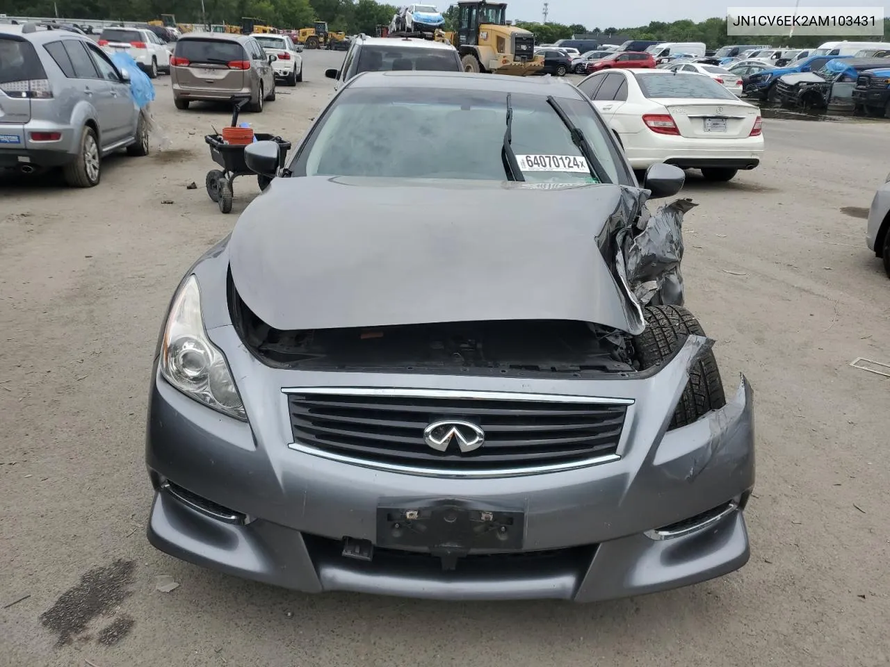 2010 Infiniti G37 Base VIN: JN1CV6EK2AM103431 Lot: 64070124