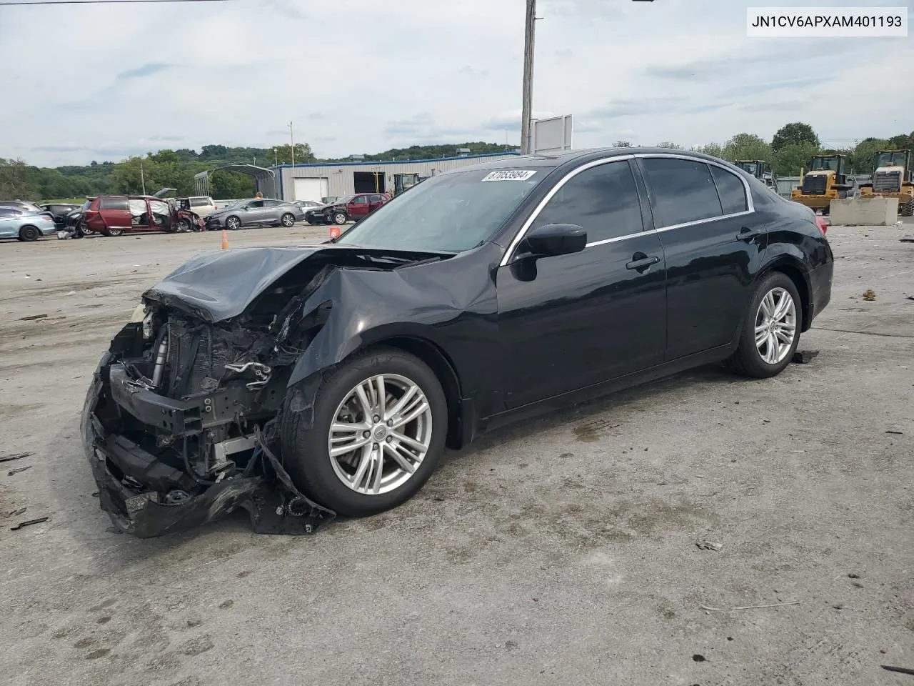 2010 Infiniti G37 Base VIN: JN1CV6APXAM401193 Lot: 67053984