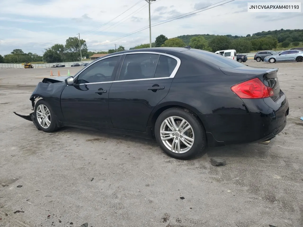 2010 Infiniti G37 Base VIN: JN1CV6APXAM401193 Lot: 67053984