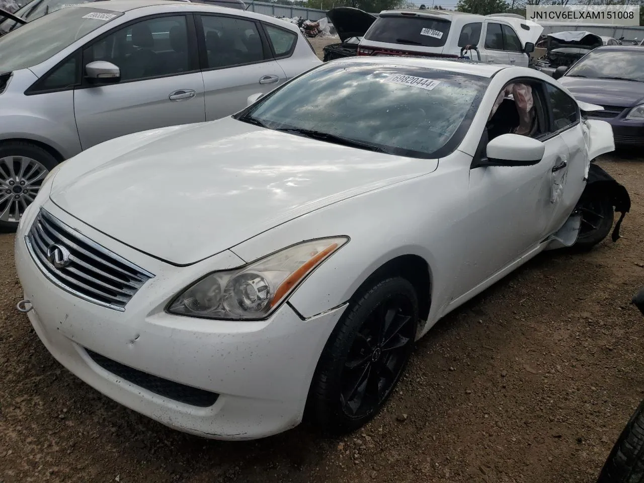 2010 Infiniti G37 VIN: JN1CV6ELXAM151008 Lot: 69820444