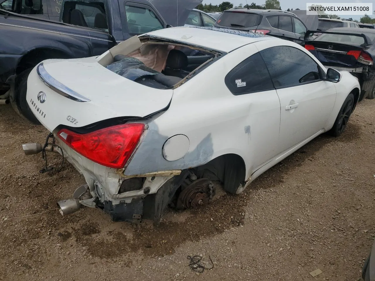 2010 Infiniti G37 VIN: JN1CV6ELXAM151008 Lot: 69820444