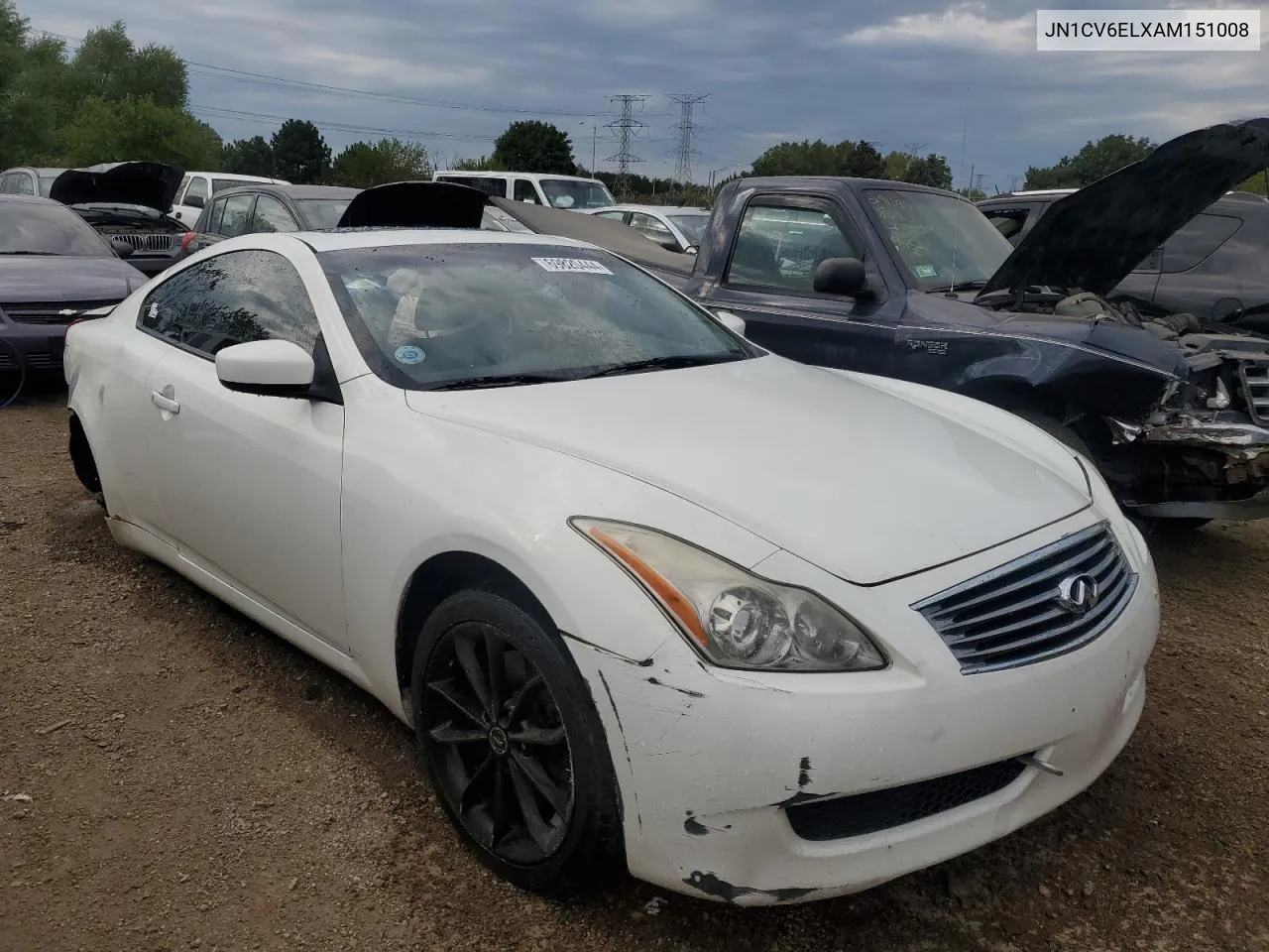 2010 Infiniti G37 VIN: JN1CV6ELXAM151008 Lot: 69820444