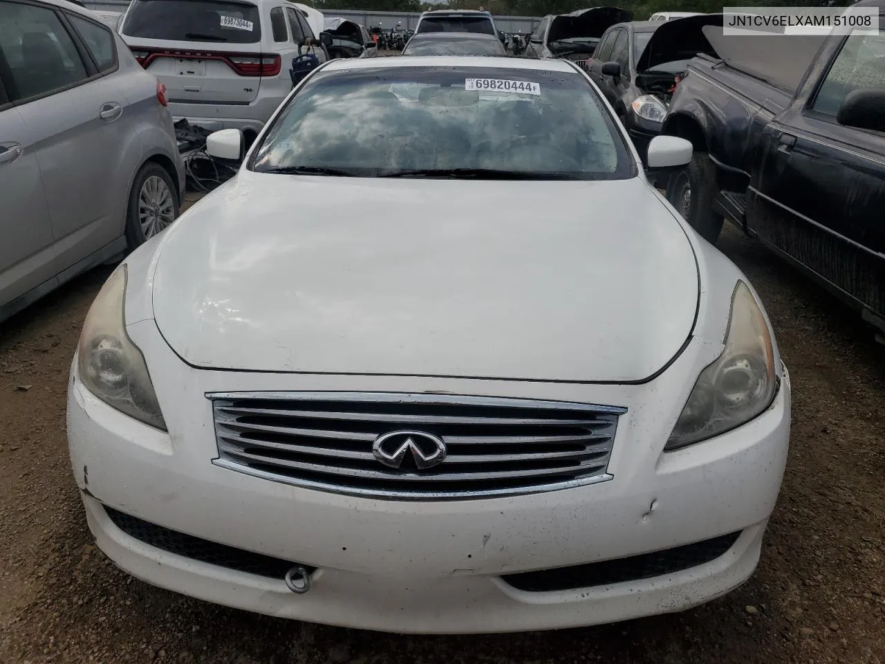 2010 Infiniti G37 VIN: JN1CV6ELXAM151008 Lot: 69820444