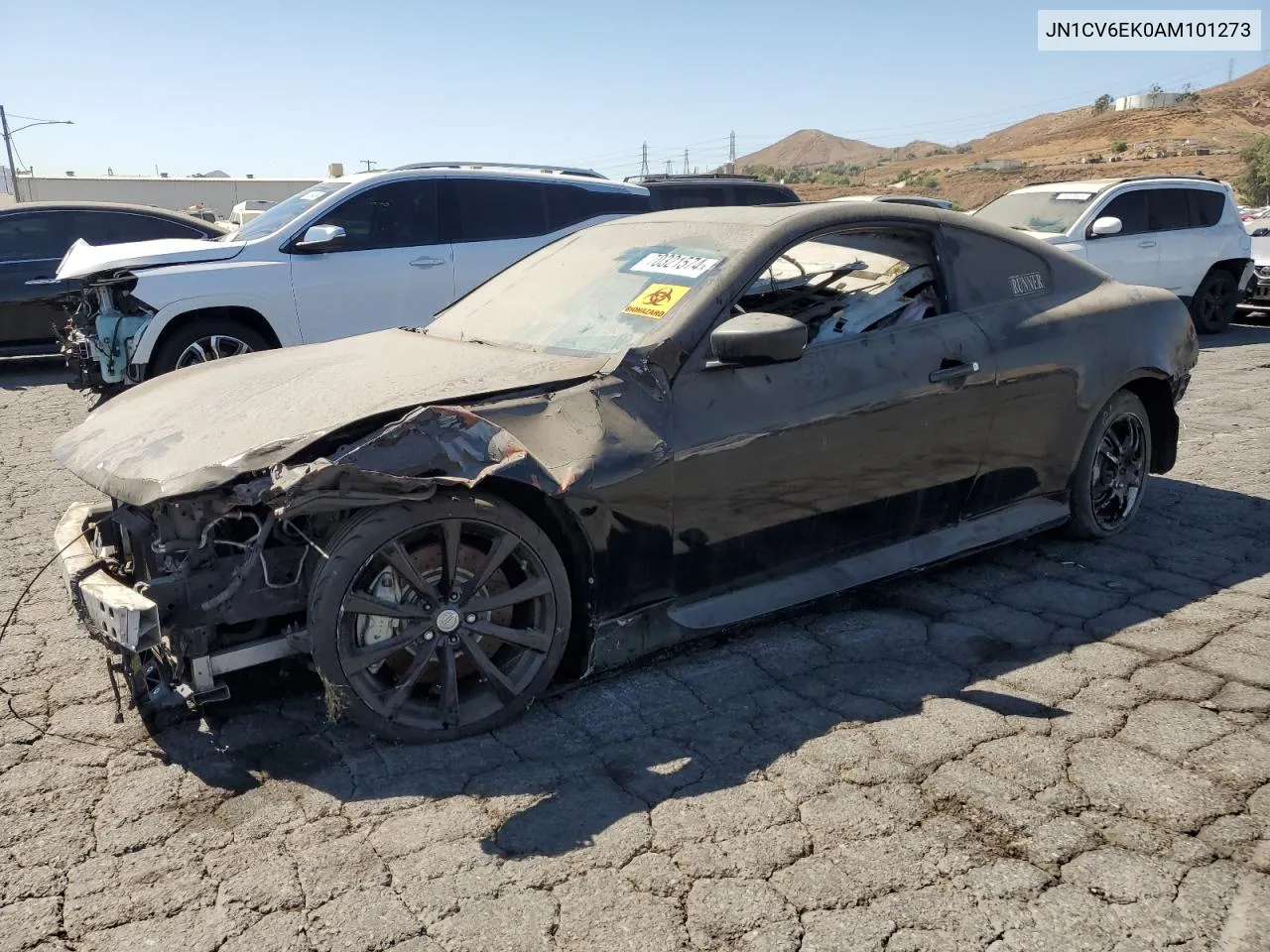 2010 Infiniti G37 Base VIN: JN1CV6EK0AM101273 Lot: 70321574