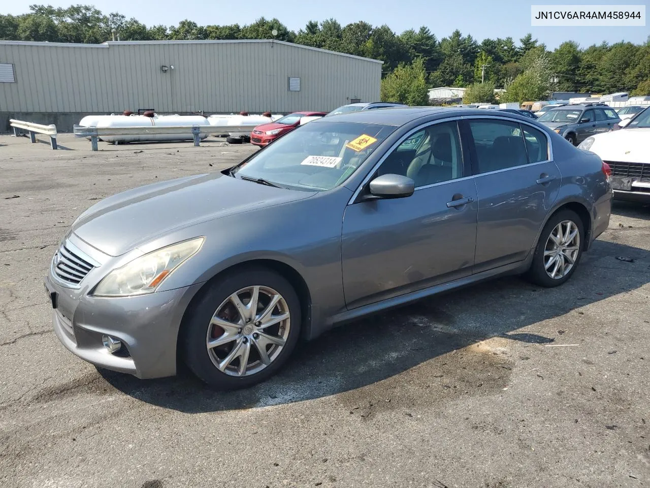 2010 Infiniti G37 VIN: JN1CV6AR4AM458944 Lot: 70524314