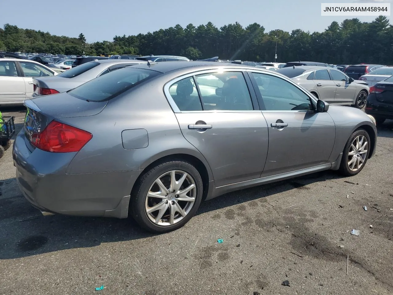 2010 Infiniti G37 VIN: JN1CV6AR4AM458944 Lot: 70524314