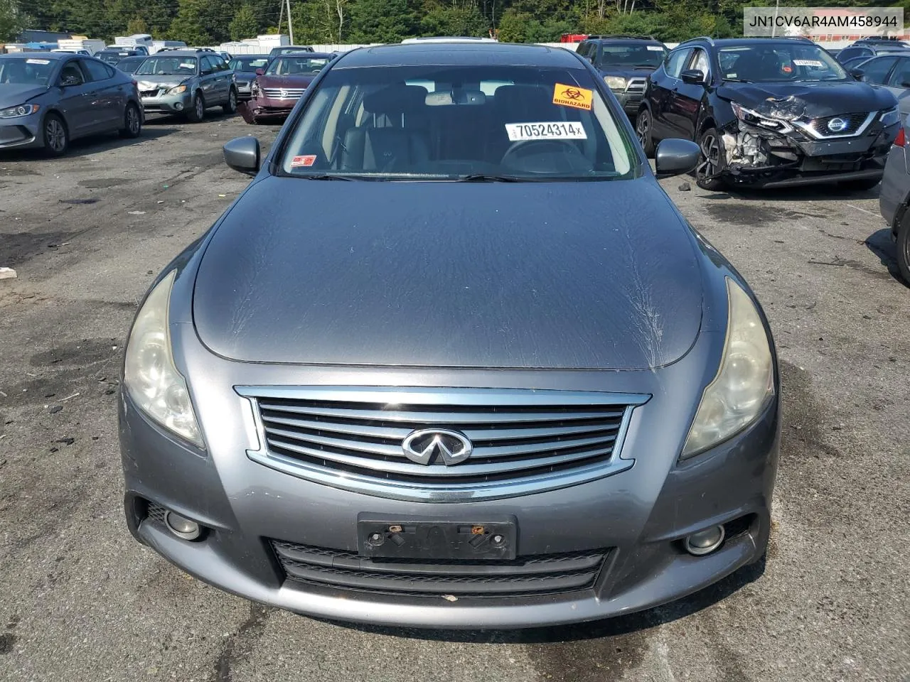 2010 Infiniti G37 VIN: JN1CV6AR4AM458944 Lot: 70524314