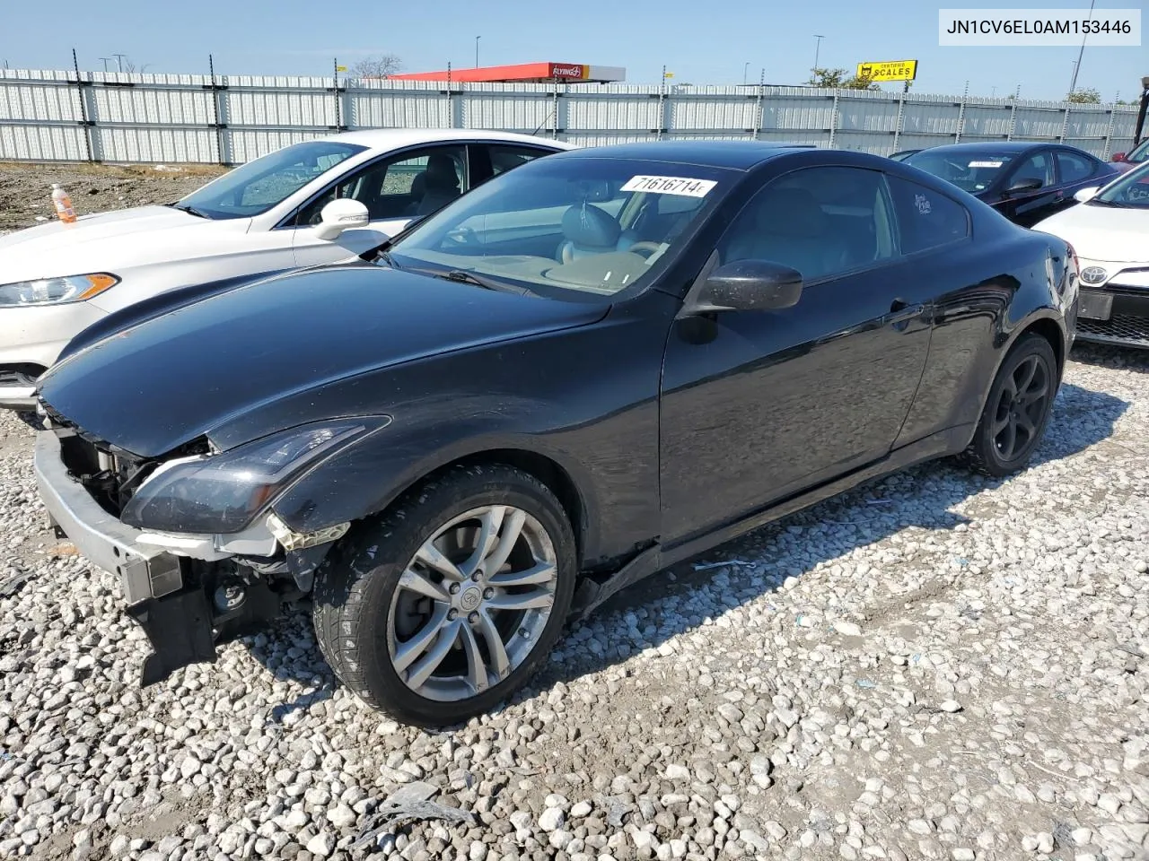 2010 Infiniti G37 VIN: JN1CV6EL0AM153446 Lot: 71616714