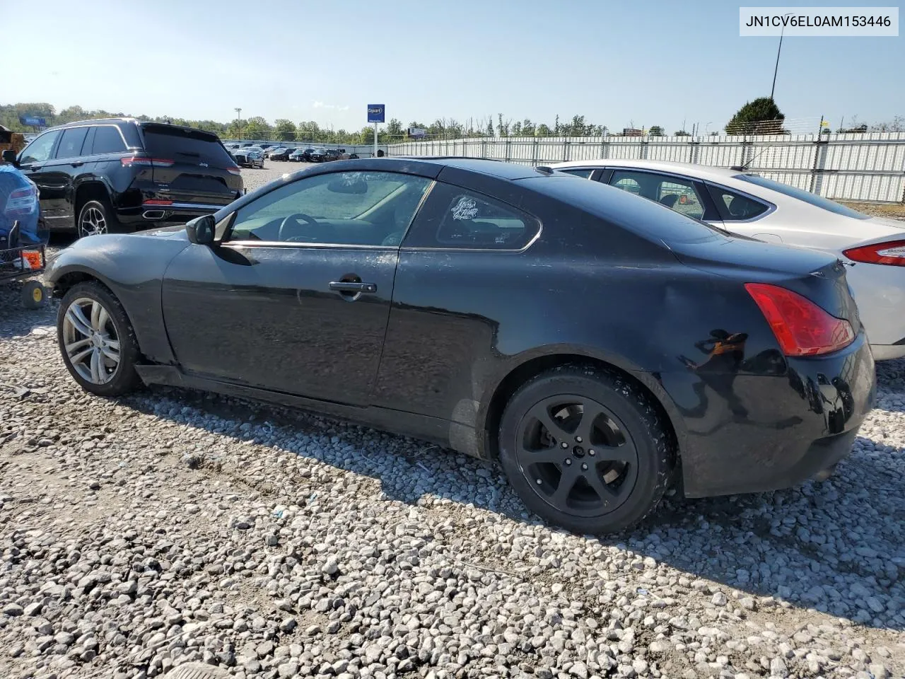 2010 Infiniti G37 VIN: JN1CV6EL0AM153446 Lot: 71616714