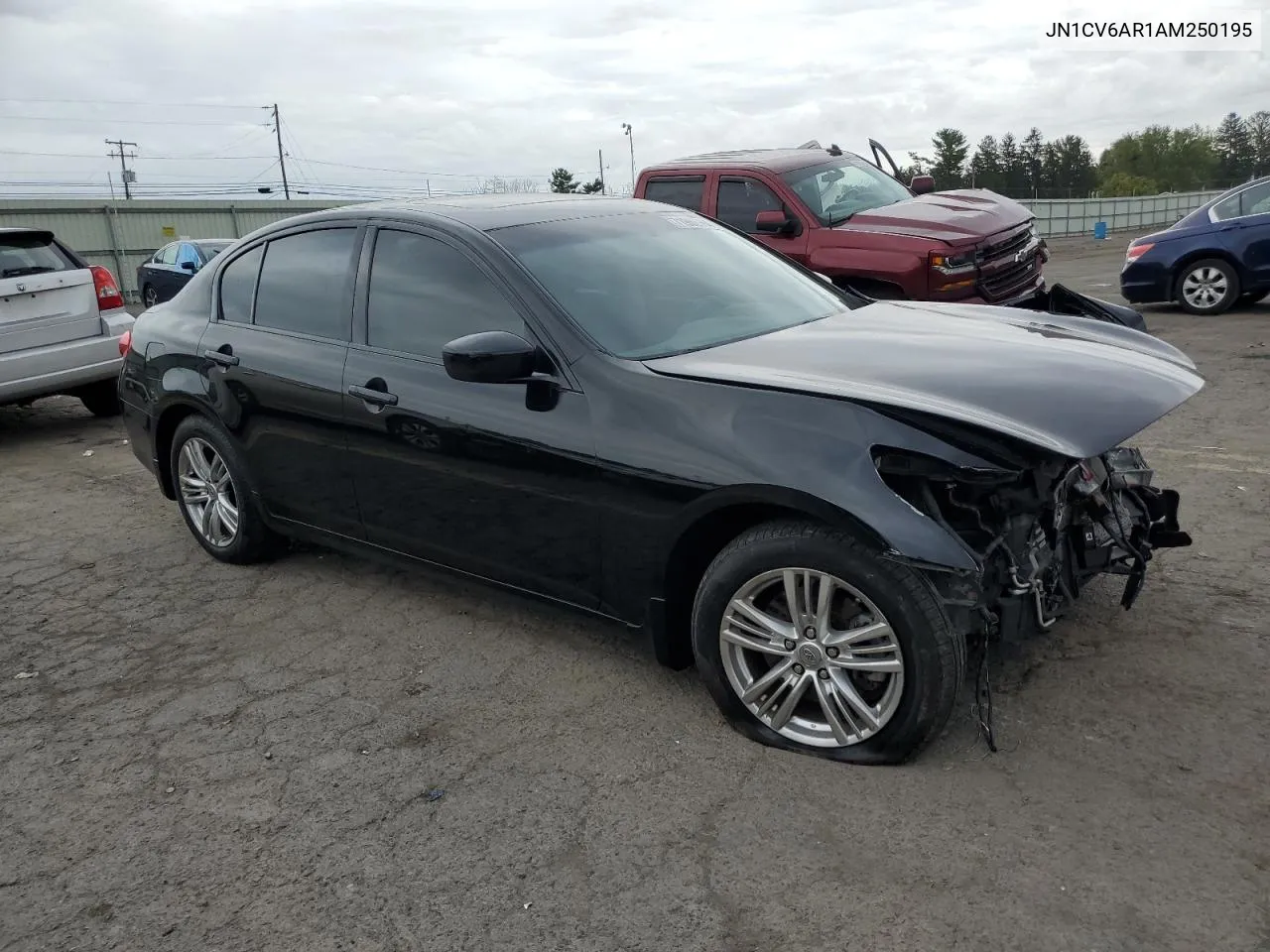 2010 Infiniti G37 VIN: JN1CV6AR1AM250195 Lot: 71962904