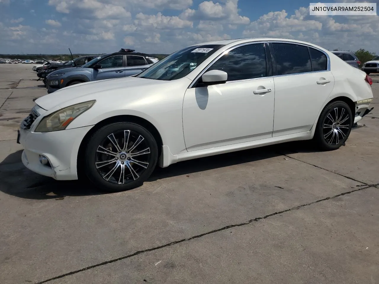 2010 Infiniti G37 VIN: JN1CV6AR9AM252504 Lot: 72071974