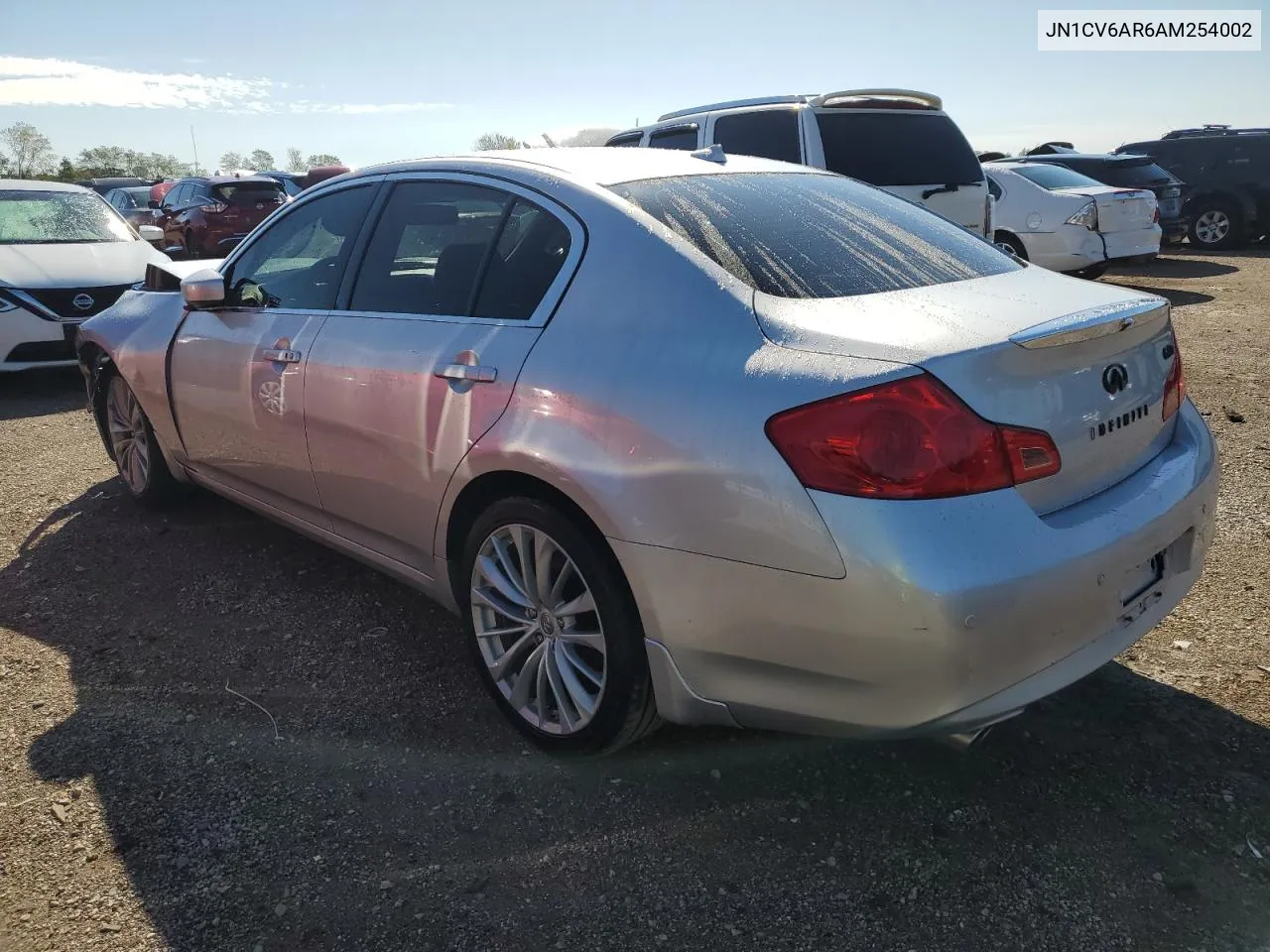 2010 Infiniti G37 VIN: JN1CV6AR6AM254002 Lot: 72835154