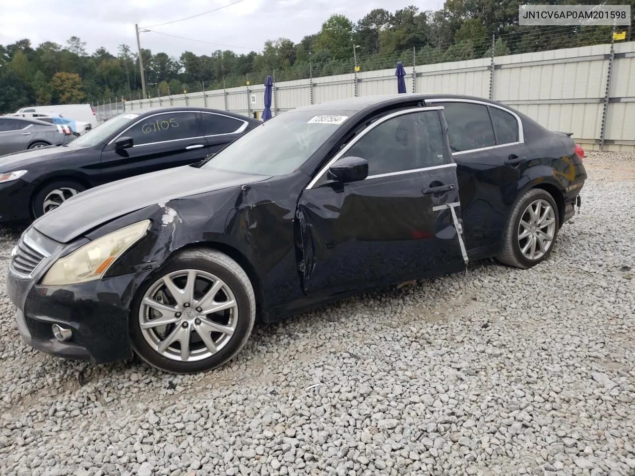 JN1CV6AP0AM201598 2010 Infiniti G37 Base