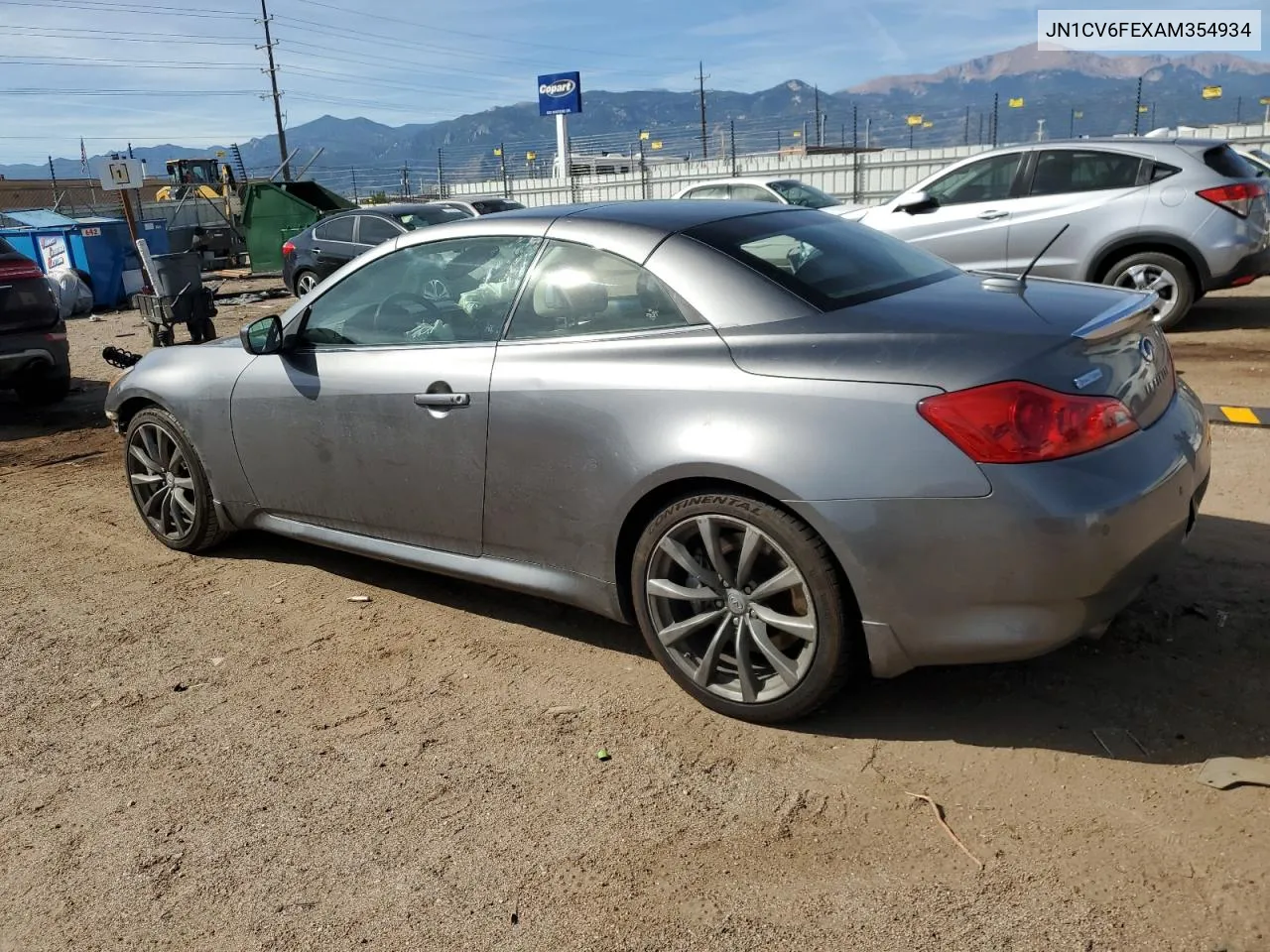 2010 Infiniti G37 Base VIN: JN1CV6FEXAM354934 Lot: 73004374