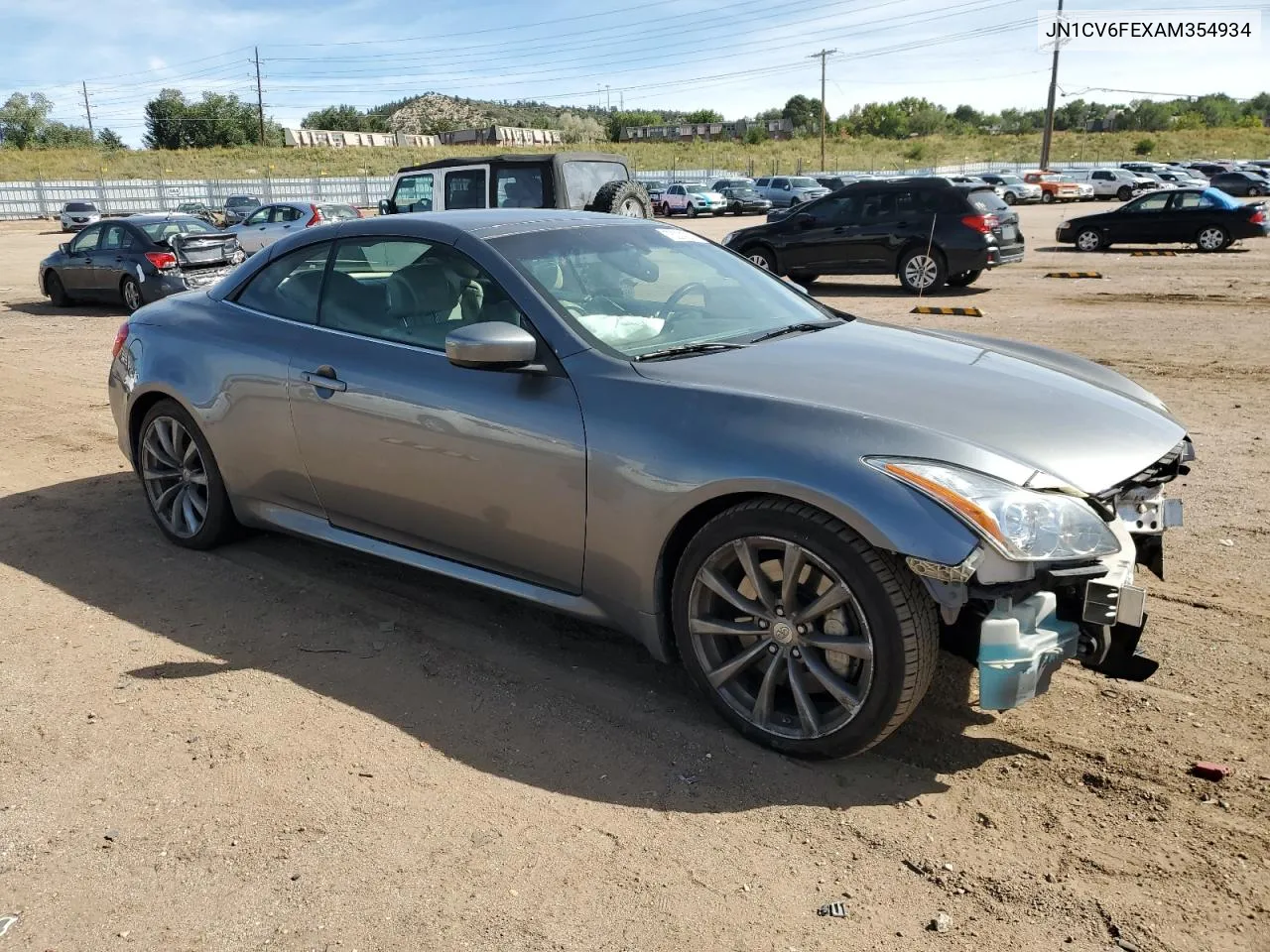 2010 Infiniti G37 Base VIN: JN1CV6FEXAM354934 Lot: 73004374