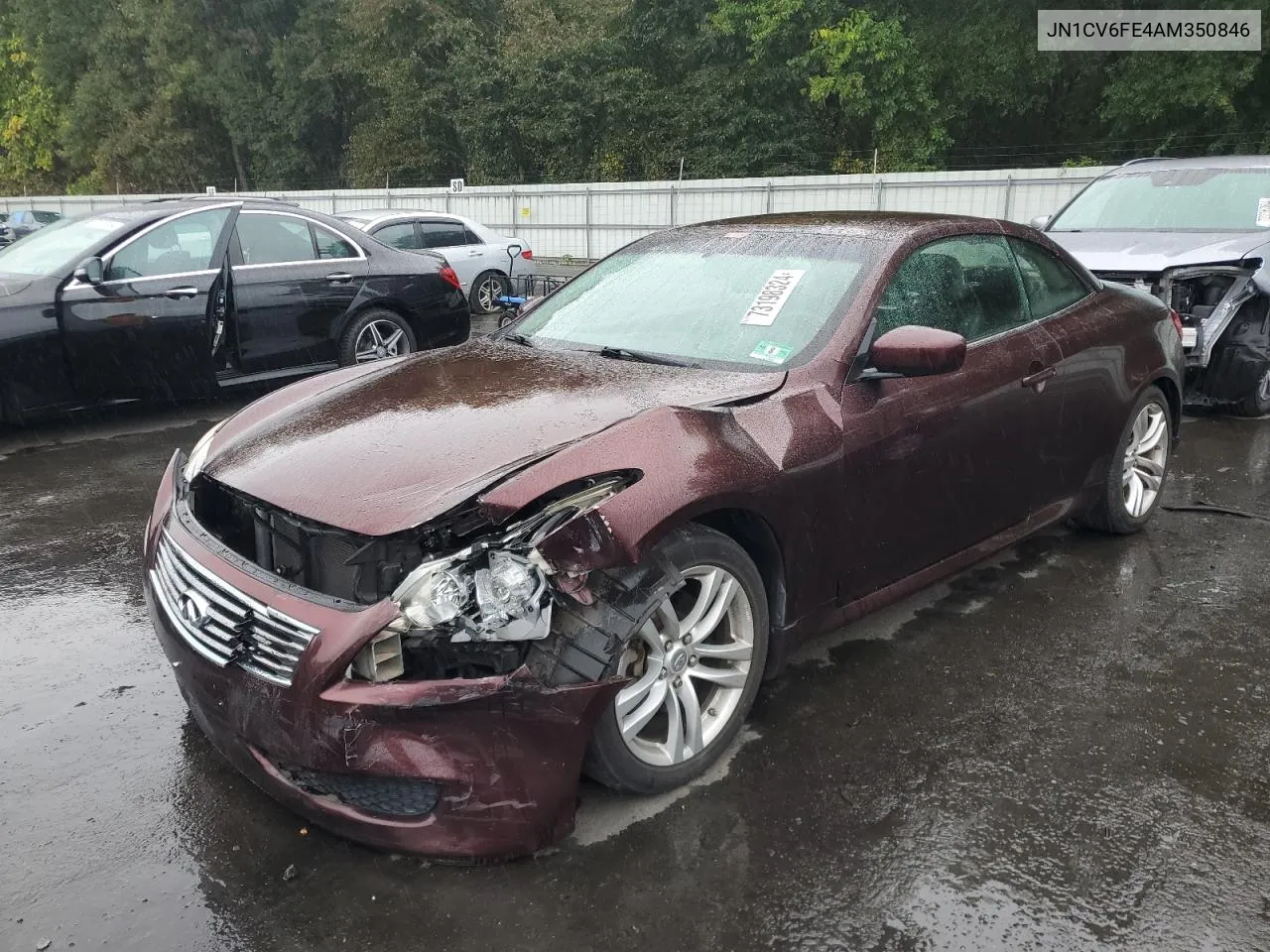 2010 Infiniti G37 Base VIN: JN1CV6FE4AM350846 Lot: 73198324