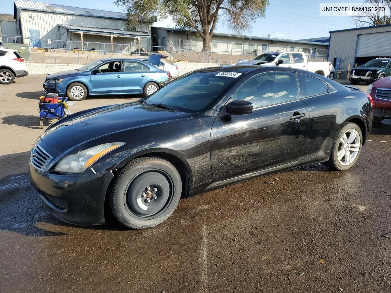 2010 Infiniti G37 VIN: JN1CV6EL8AM151220 Lot: 73237634