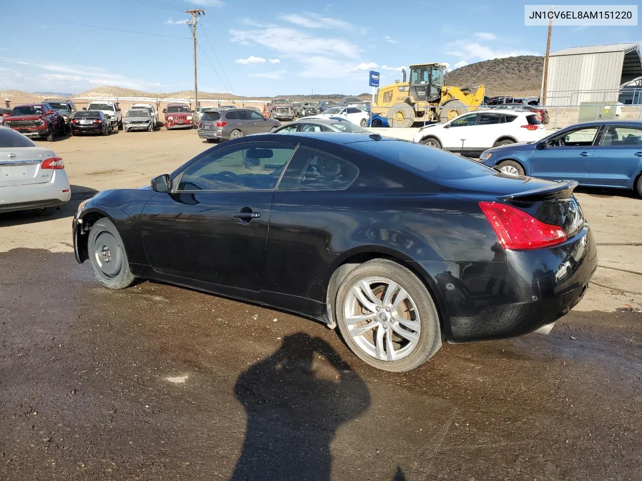 2010 Infiniti G37 VIN: JN1CV6EL8AM151220 Lot: 73237634