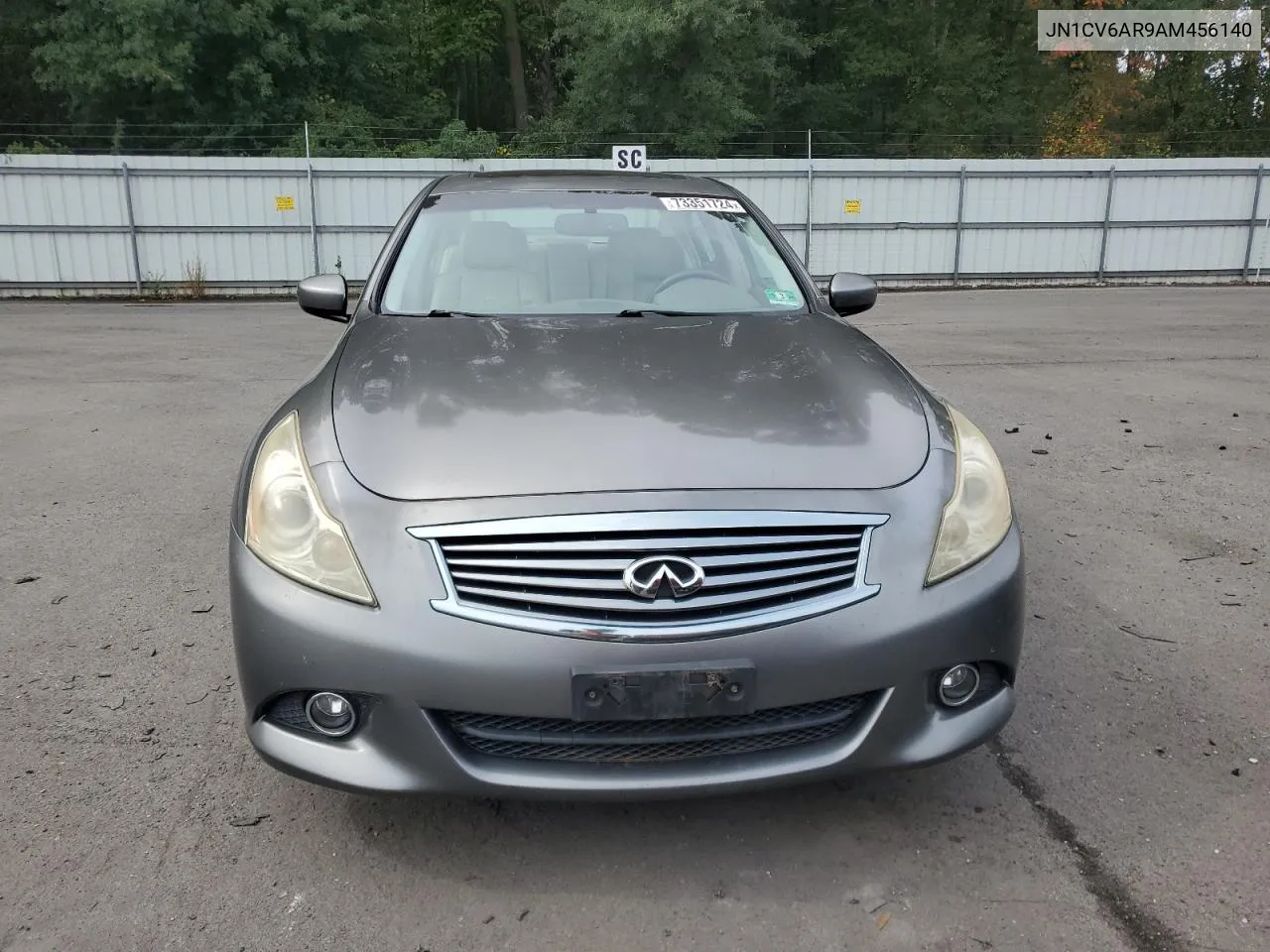 2010 Infiniti G37 VIN: JN1CV6AR9AM456140 Lot: 73351724