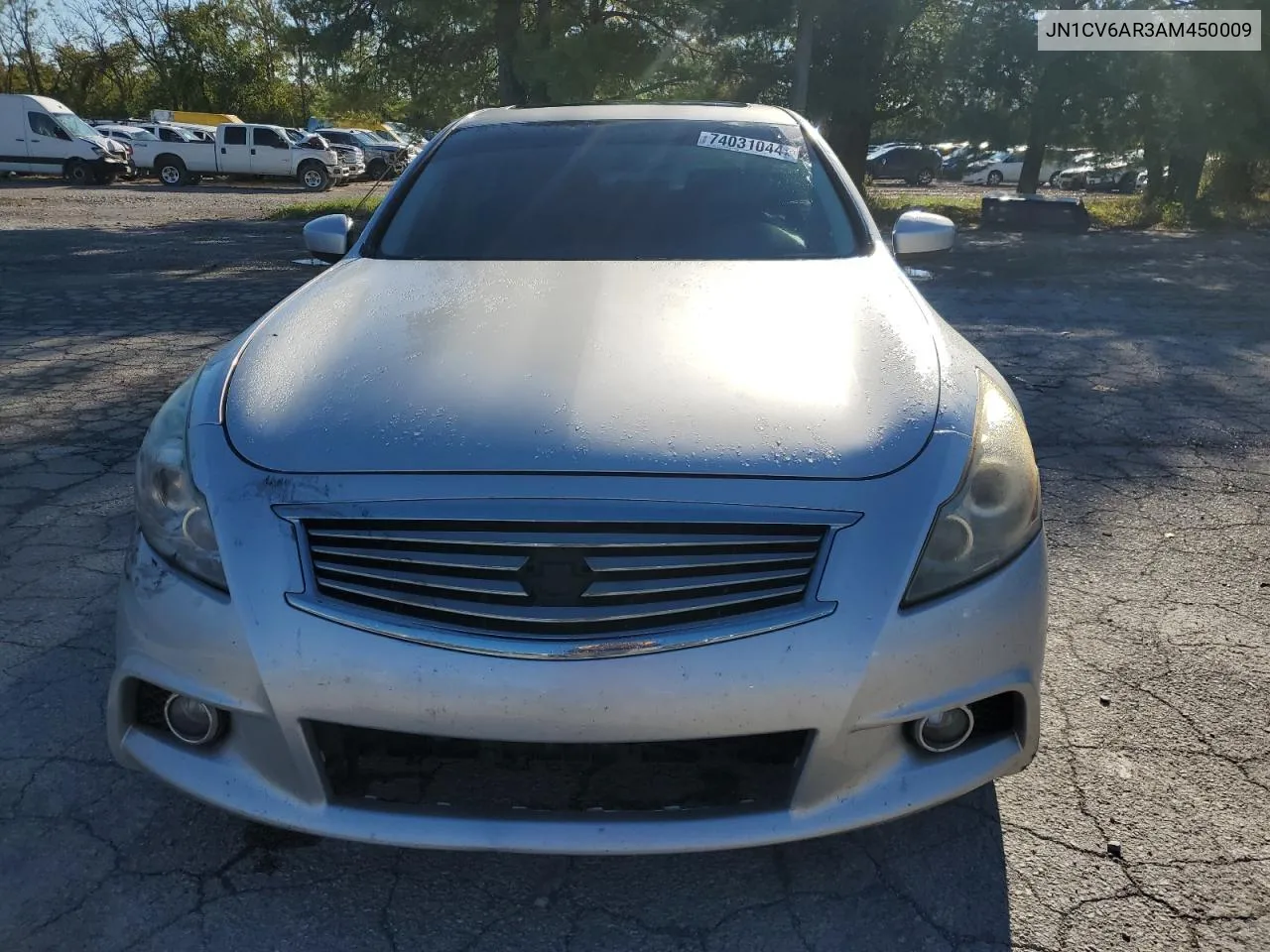 2010 Infiniti G37 VIN: JN1CV6AR3AM450009 Lot: 74031044