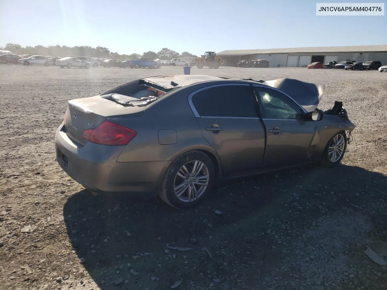 2010 Infiniti G37 Base VIN: JN1CV6AP5AM404776 Lot: 74889704