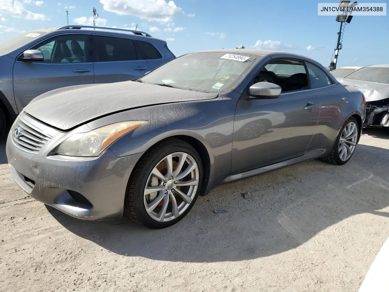 2010 Infiniti G37 Base VIN: JN1CV6FE9AM354388 Lot: 75254894