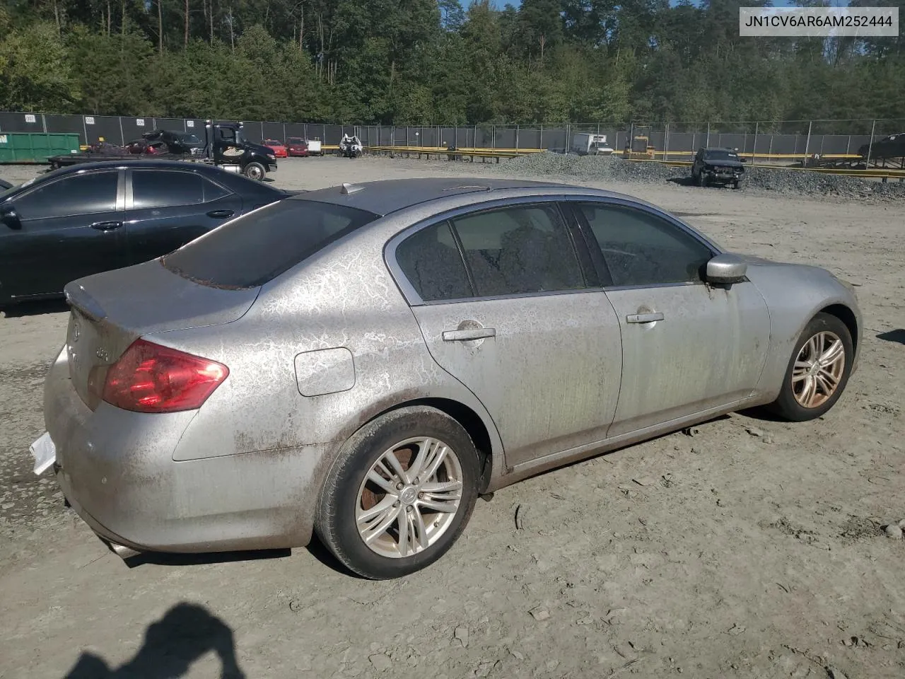 2010 Infiniti G37 VIN: JN1CV6AR6AM252444 Lot: 75279454