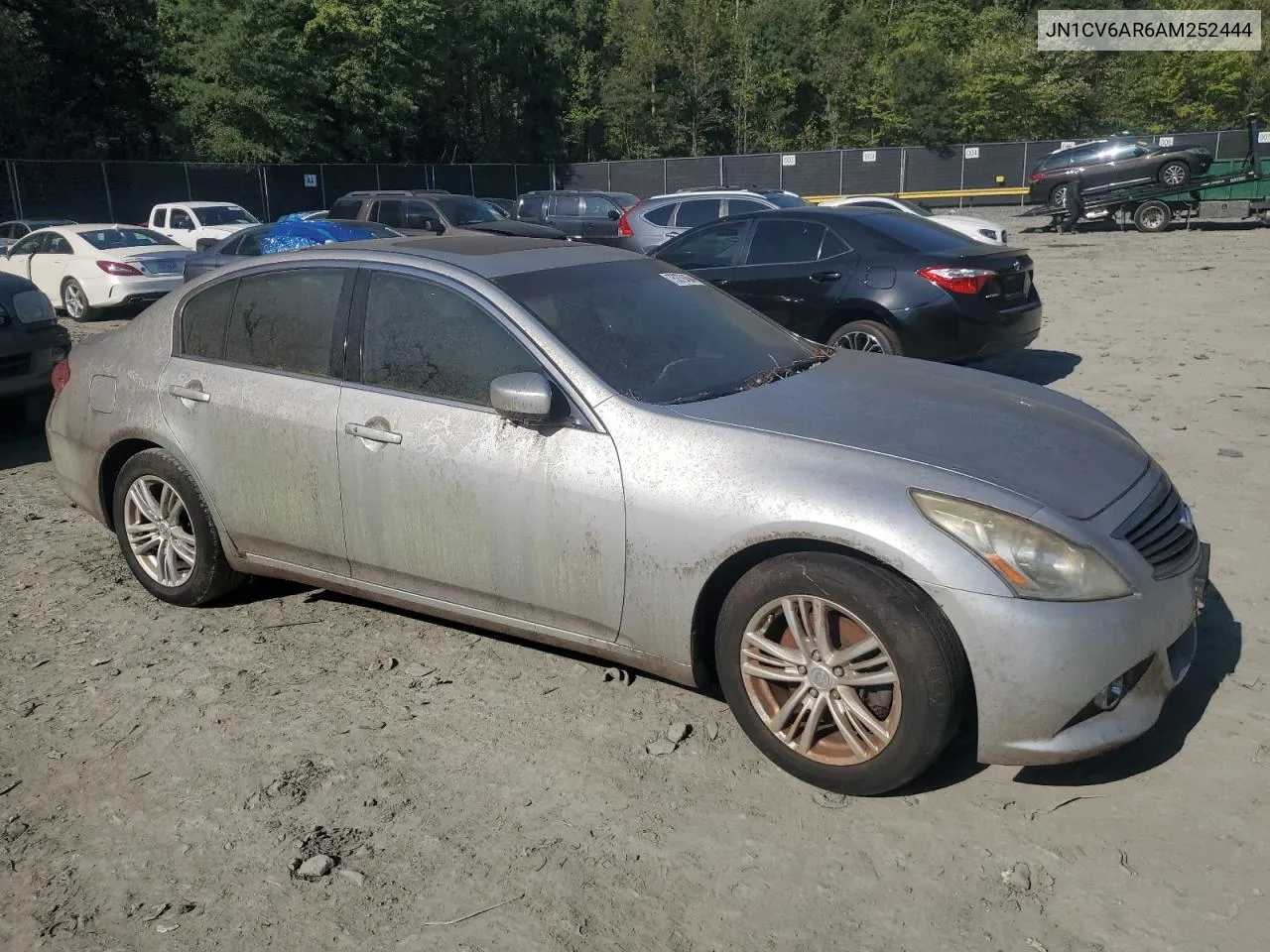 2010 Infiniti G37 VIN: JN1CV6AR6AM252444 Lot: 75279454