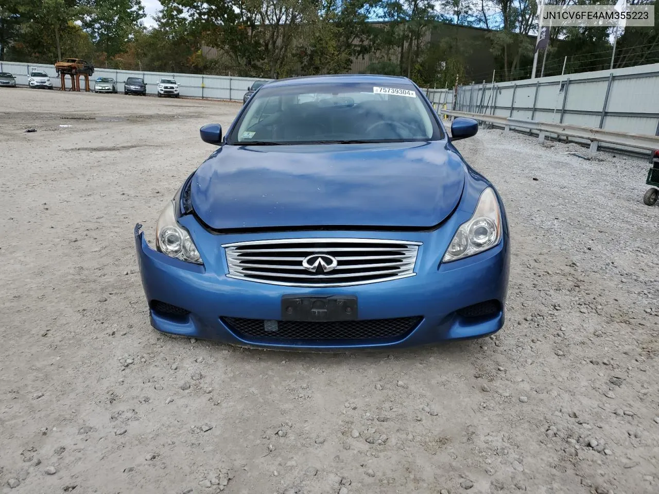 2010 Infiniti G37 Base VIN: JN1CV6FE4AM355223 Lot: 75739304