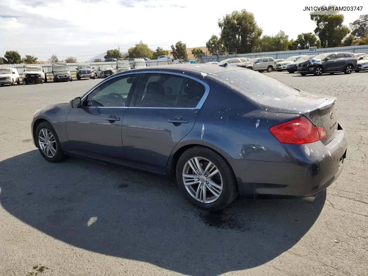 2010 Infiniti G37 Base VIN: JN1CV6AP1AM203747 Lot: 75767054